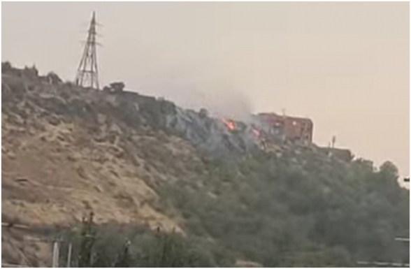 Այրվում է Մյասնիկյան պողոտայի հարակից խոտածածք տարածքը․ Աննա Ավետիսյան (տեսանյութ)